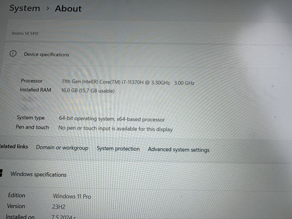 Dell Vostro 14 перфектно състояние!