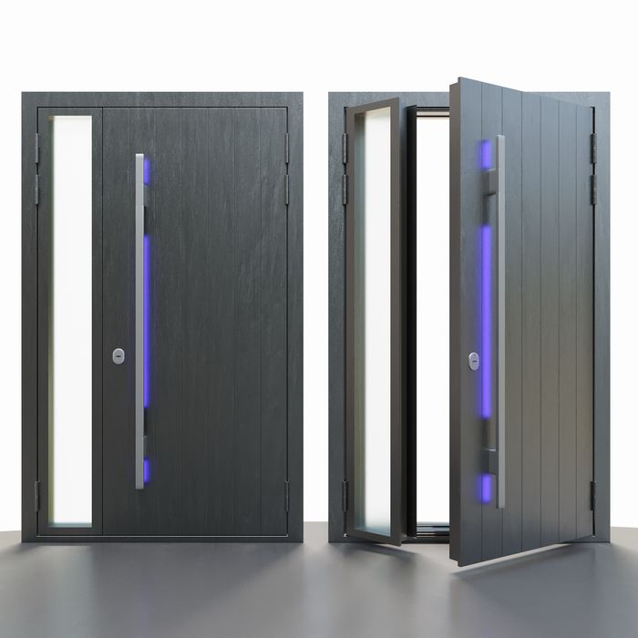 Металлические термо-профильные двери