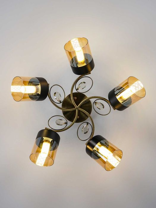 Lyustra oshxona,shisha va metall,yotoqxona,ofis, koridor uchun qandil,