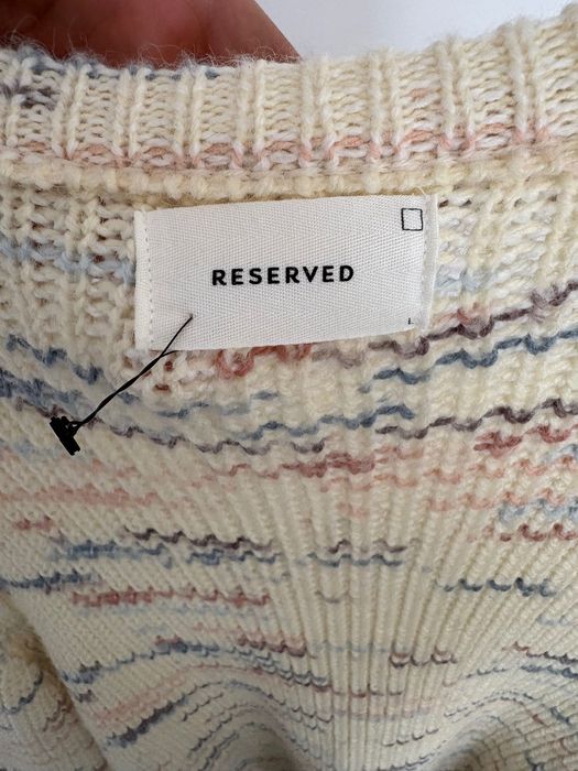 Пуловер с шарка - Reserved почти нов