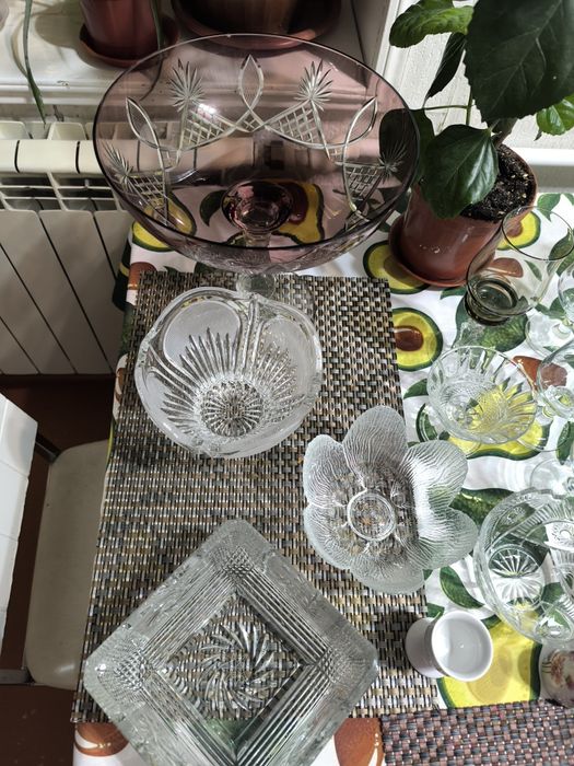 Посуда,хрусталь,стекло СССР