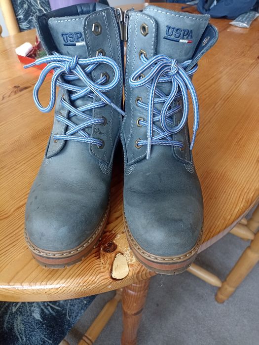 Дамски зимни боти ,U.S.,POLO ''от естествен набук