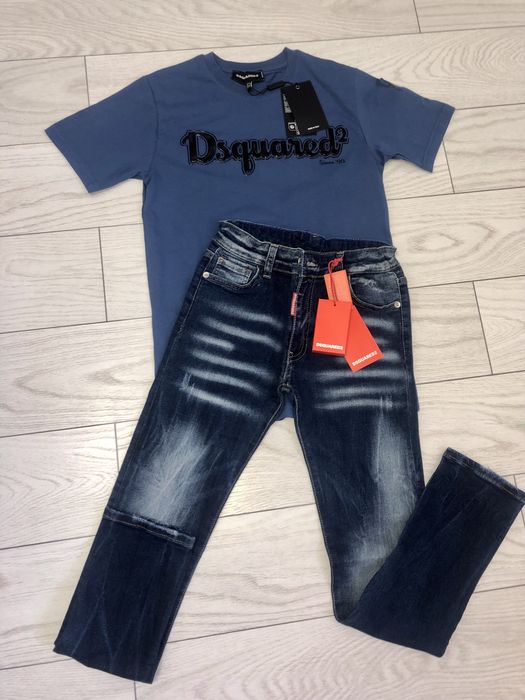 Set blugi si tricou Dsquared2 copii 11/12 ani