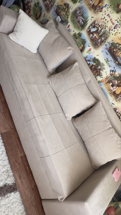 Продам дивам микровелюр, еврокнижка