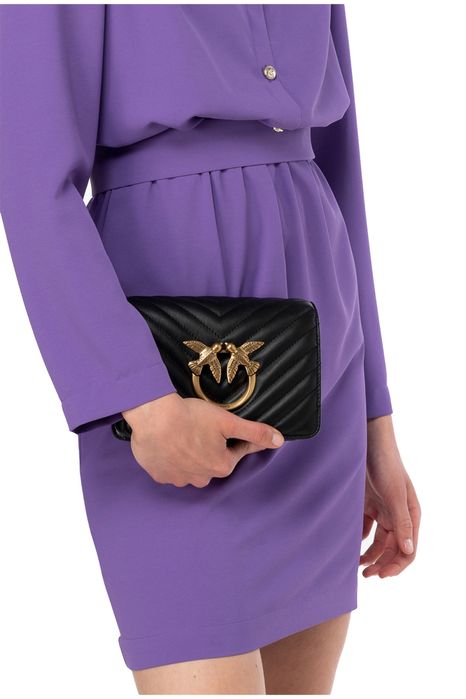 Оригинална дамска чанта Pinko Love One Mini Chevron 100067 A0GK Z99Q