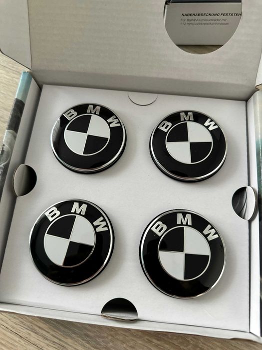 Capace Rotative / Flotante / Giroscopice Roti Jante BMW 56 mm / 68mm Alb Albastru Negru Aniversar Seria 1 2 3 4 5 6 7 X1 X3 X4 X5 X6