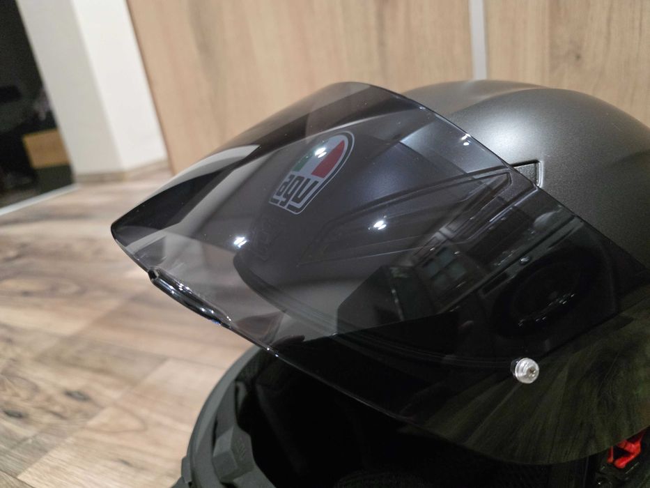 Каска AGV K1 S Matt Black (E2206) + тъмен визьор