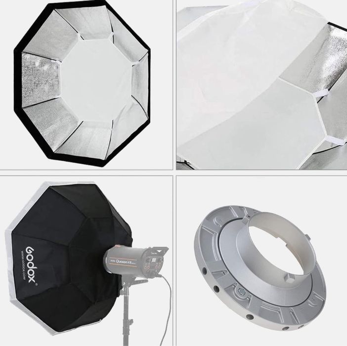 Софтбокс. Godox. Октагон. 95см. Грид. Боуенс. Осветление