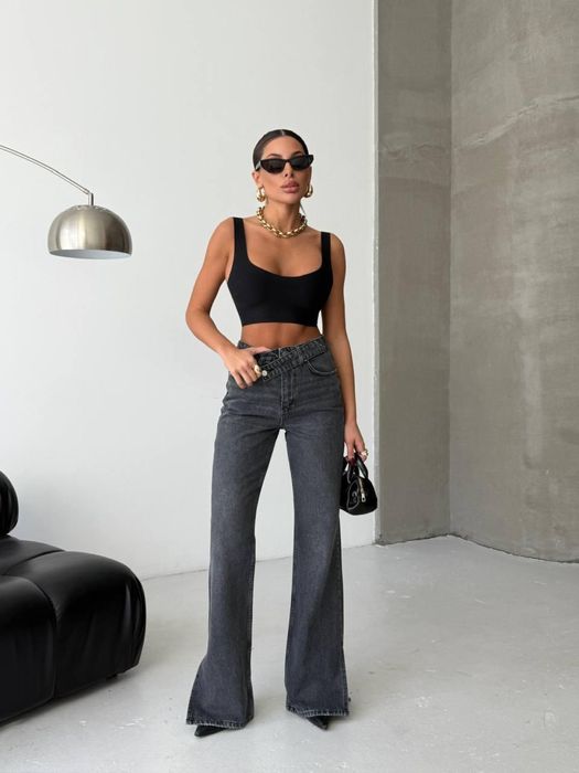 Дамски стилни дънки лус