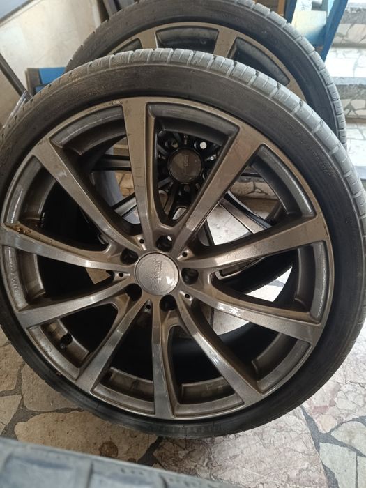 Джанти с нови летни гуми  за Мерцедес 5x112  20"спорт пакет brock