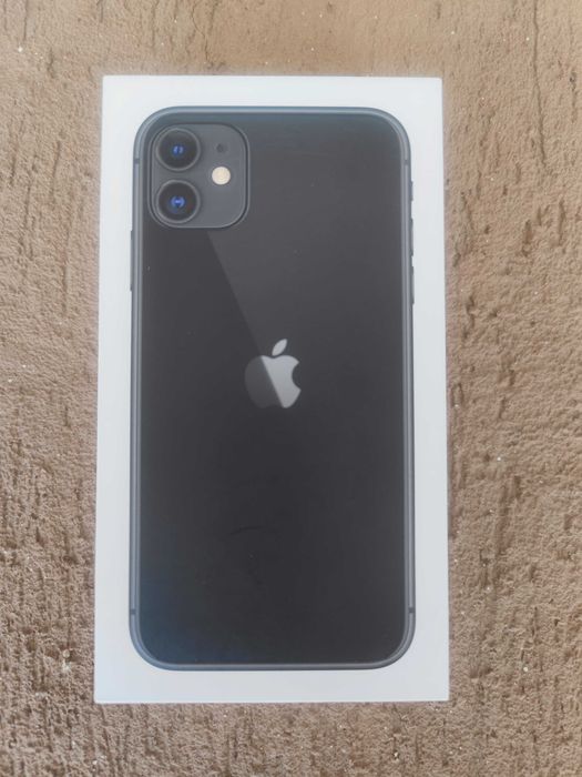 Запечатан Iphone 11 64 Gb Black 12м гаранция Apple фабрично отключен/ Бартер