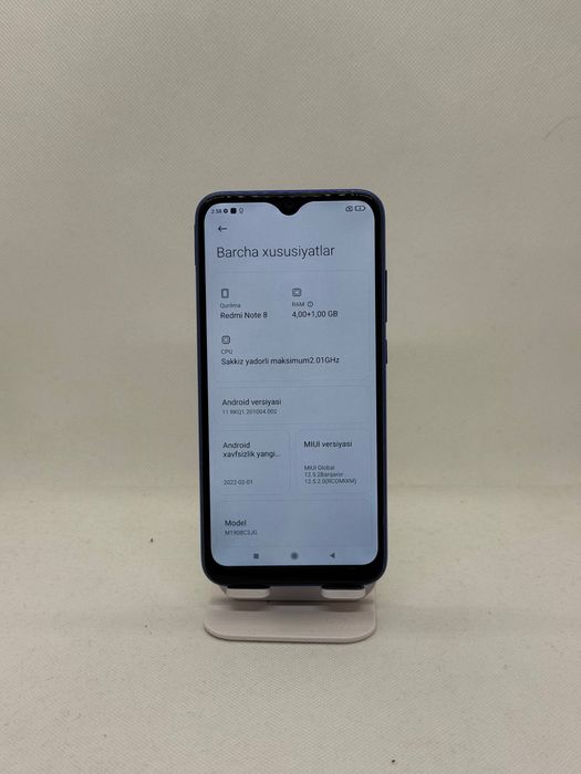 Redmi note 8 sotiladi dastavka bor