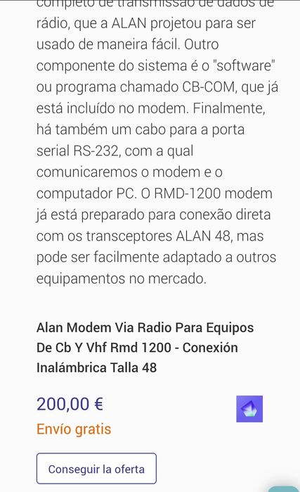 Alan RMD.1200 - Modem Radio CB