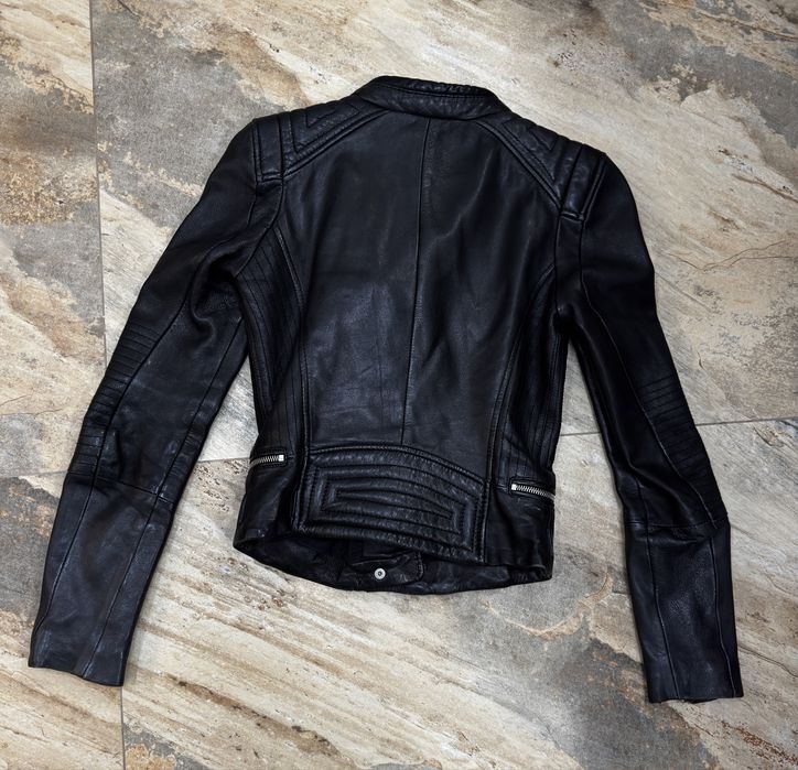 Geaca piele naturala Zara XS