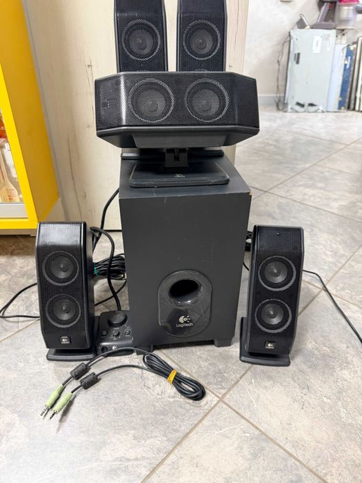 Тонколони , буфер Logitech X-540 5.1 за компютър