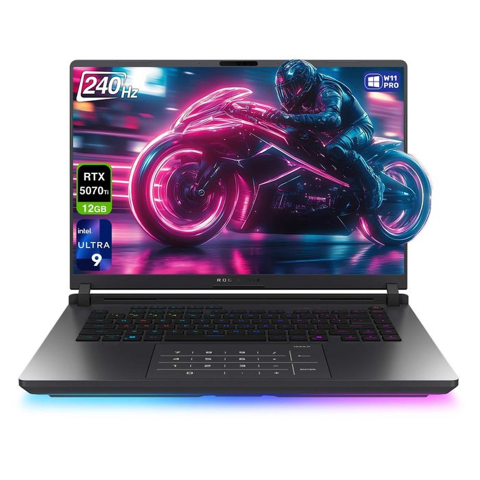 ASUS ROG Strix G16 2.5K 240Hz Ultra 9-275HX  32GB DDR5 2TB 5070Ti 12GB