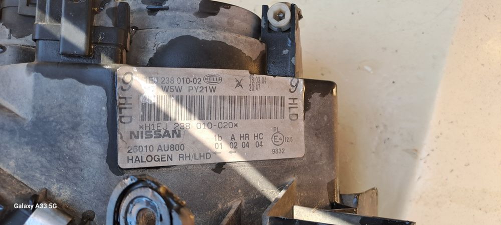 Фар за  Нисан Примера П-12 /Nissan Primera P-12