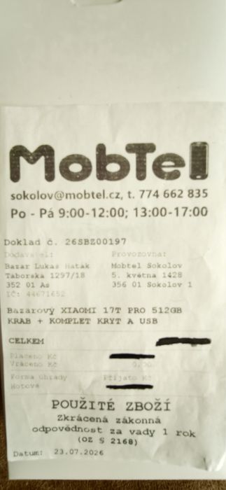 Xiaomi 17 t Pro Black