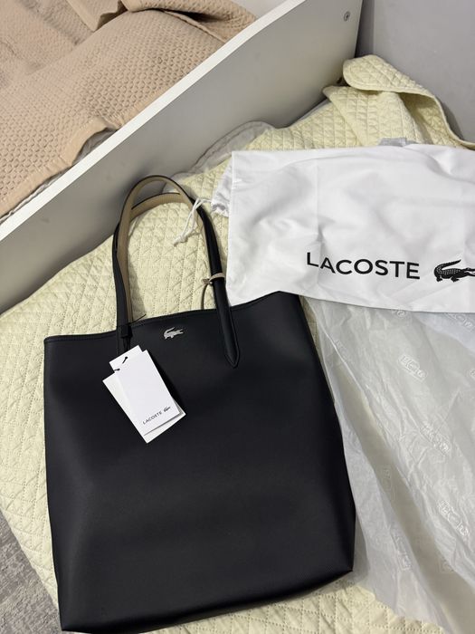 сумка тоут lacoste