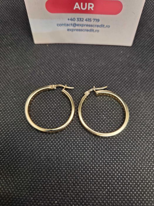 Cercei aur 14K 3.46g (50020.2 Ag11 Piata Nicolina) Garantie 2 ani!