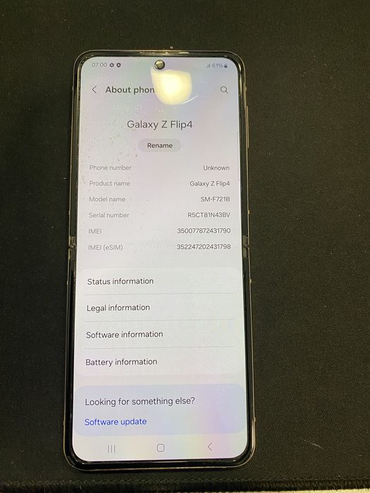 Samsung Z Flip 4 5 G 128 gb Id-ztq976