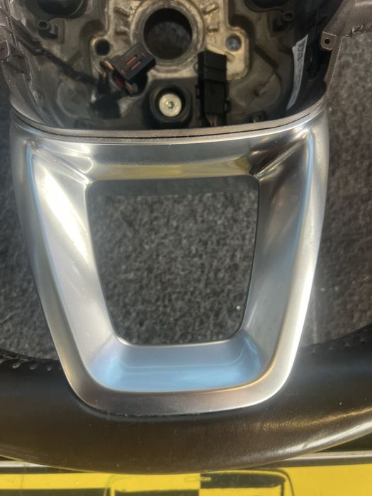 Оригинален волан с пера и подгрев Audi Q7 Q8 Q5 4m Ауди Кю 7 кафяв н10