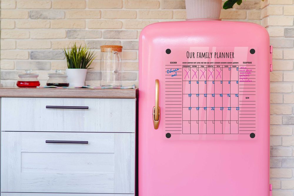 Семеен планер, Вечен календар - органайзер за хладилник