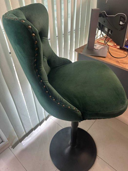 PROMO! Бар стол H-117 тъмно зелен