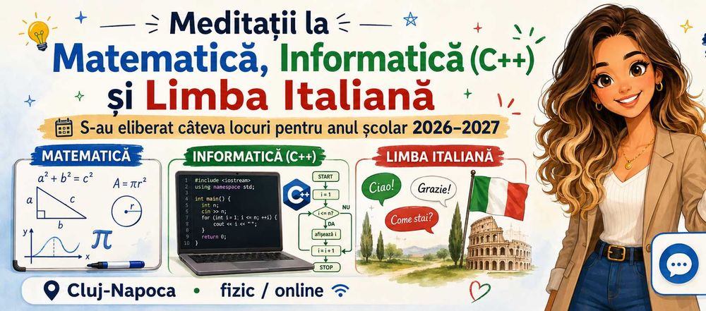 Meditatii Matematica, Informatica si Italiana