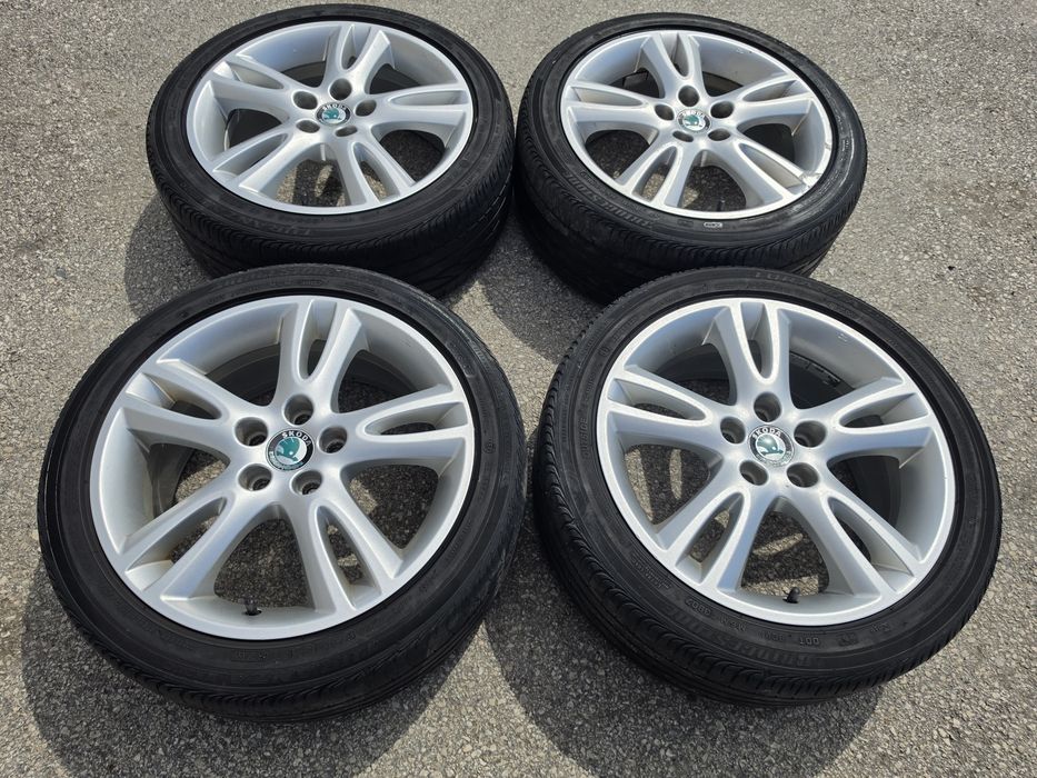 5х100/16 с гуми Шкода Ауди Сеат Субару 5x100/16 Skoda Fabia Octavia VW Audi
