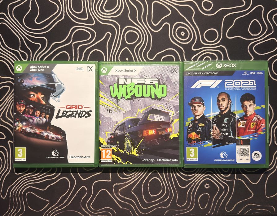 NFS Unbound + Grid Legends + F1 2021 pentru XBOX