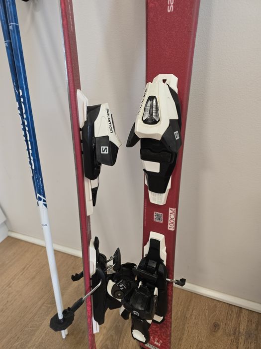 Schiuri Salomon 100cm + bete Salomon 95