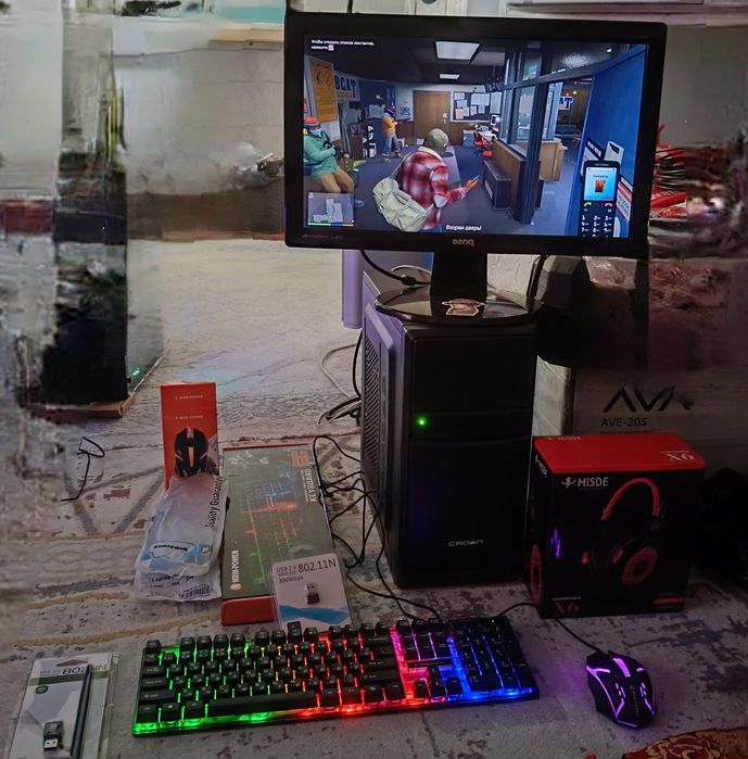 Компьютер новый полный комплект универсальный виндовс 10про гта5 ЕАС