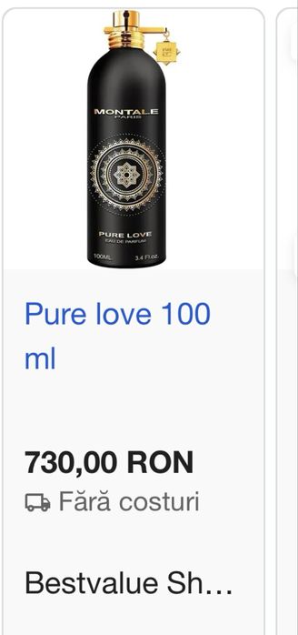 Parfum Montale Pure Love 100ml nou