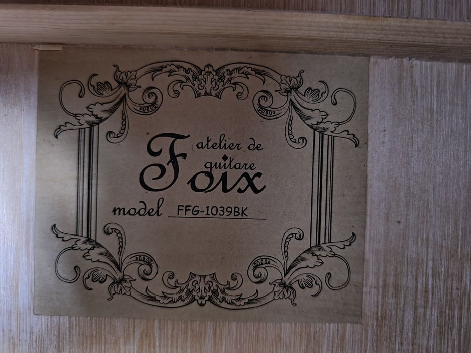 Гитара акустическая FOIX ffg-1039BK
