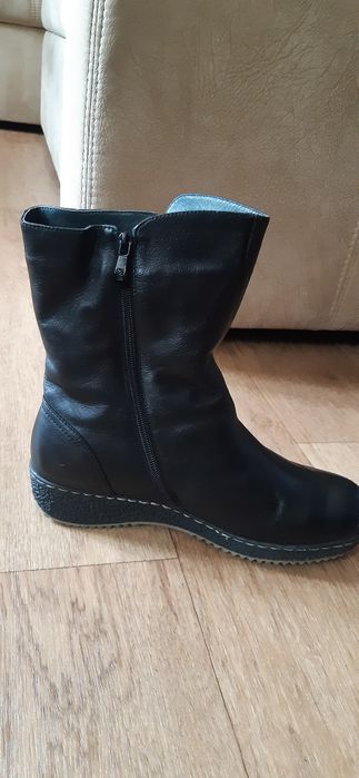 Ботинки, зима, натуральная кожа