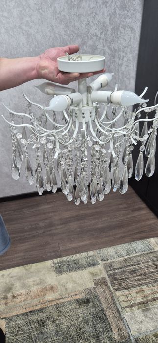 Люстры навесные б/у