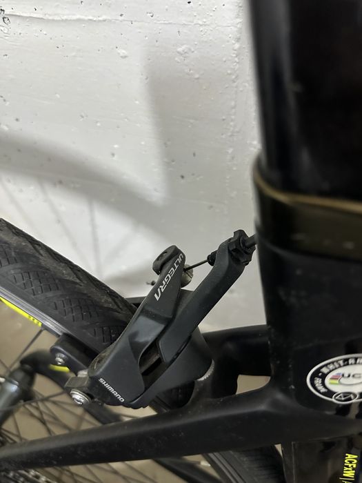 Bicicleta carbon white aero