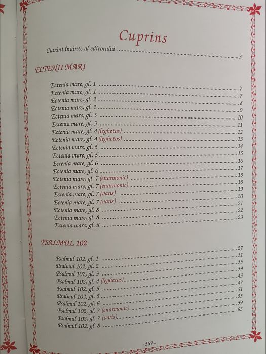 Vând Imnologhion Liturgic pe notație psaltică