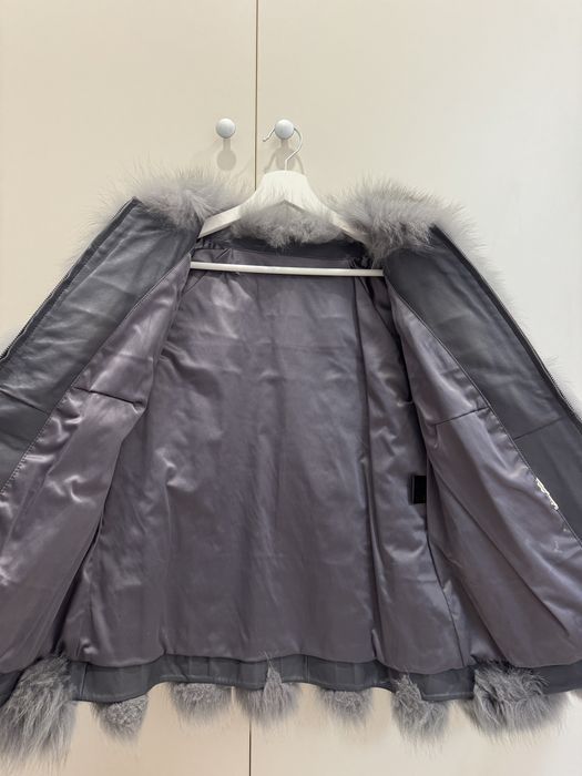 Haina de blana naturala de vulpe