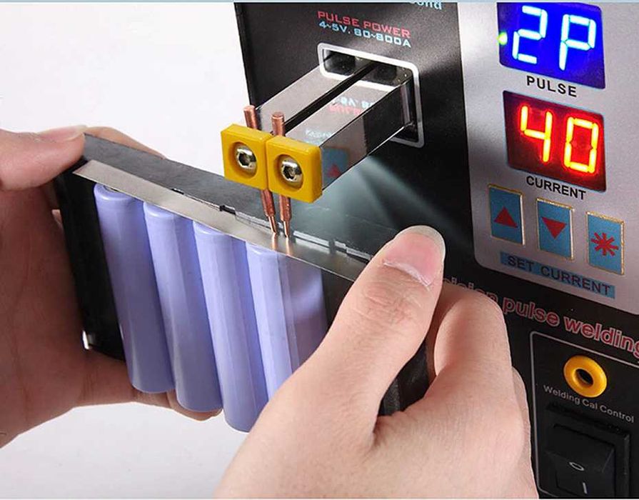 Aparat de sudură în puncte 1.5KW, pentru acumulatoare, Iluminare LED