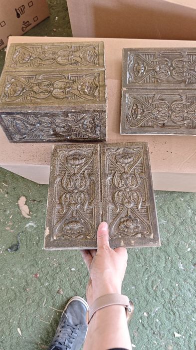 Кахлена печка/камина австрийска 3броя