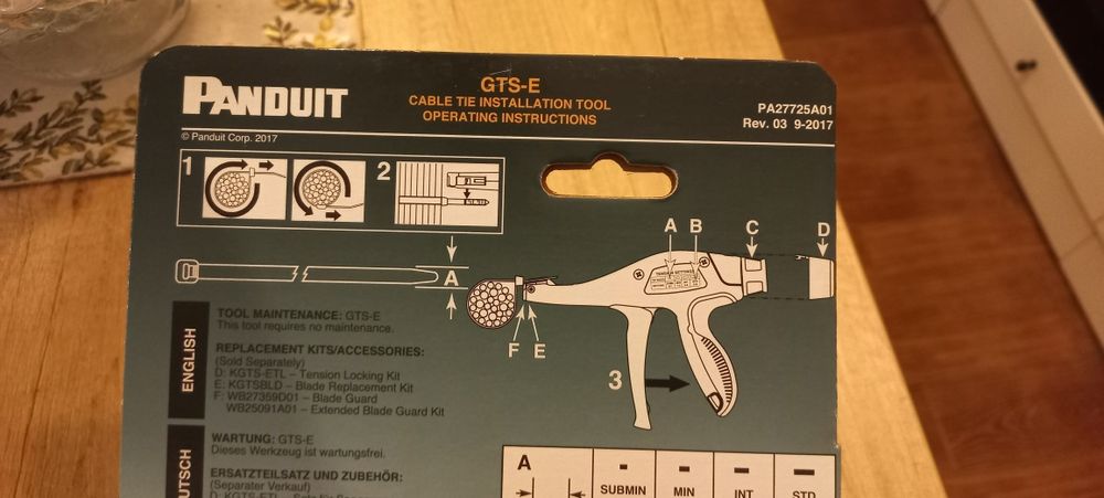 Penduit Ергономичен ръчен инструмент за кабелни опашки пистолет