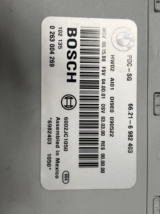 Modul senzor paracare fata spate pdc BMW seria 1 seria 3 cod6982403