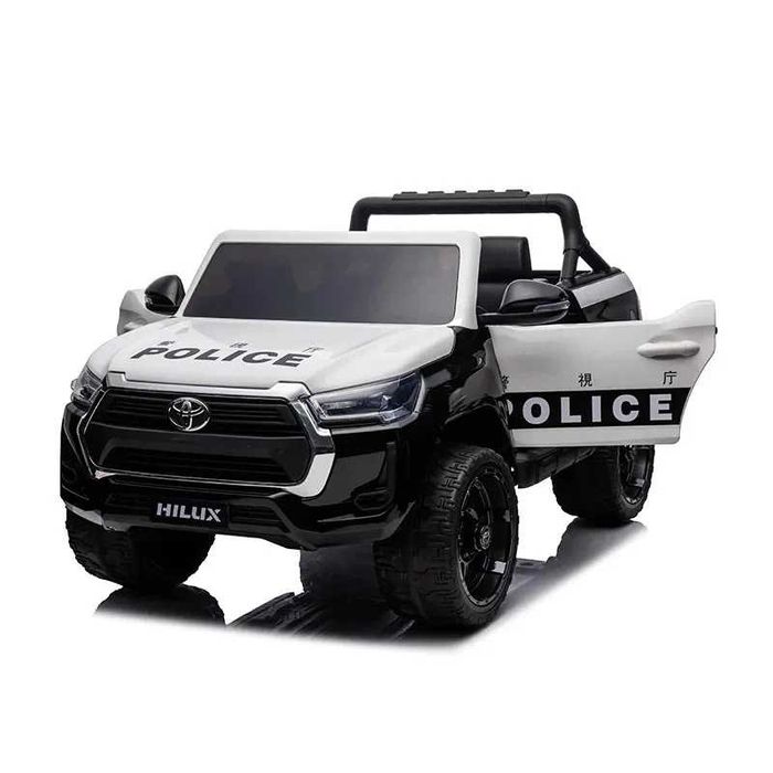 Masinuta electrica de politie, Toyota Hilux 4x4 180W 12V 14Ah PREMIUM