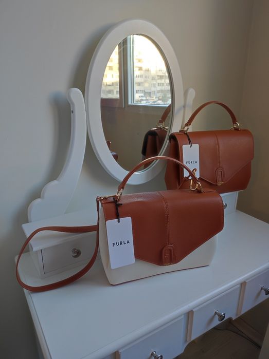 Чанти Furla естествена кожа