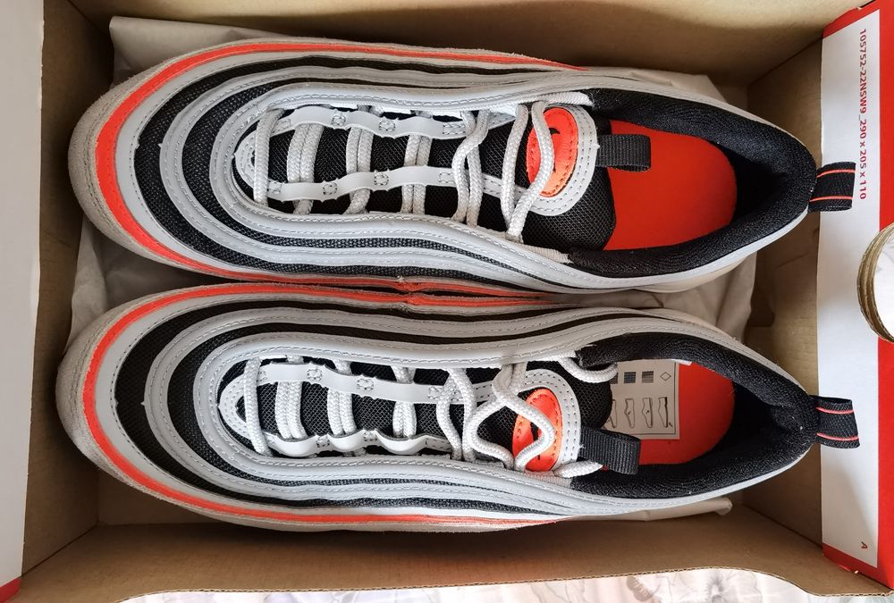 Нови! Nike Air Max 97 / сиво, червено,  черно