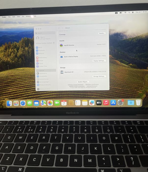 Apple Macbook Air 13” (M1) 512GB Silver 89%