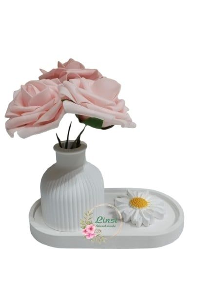 Гипсови вазички, свещички, кутийки за бижута