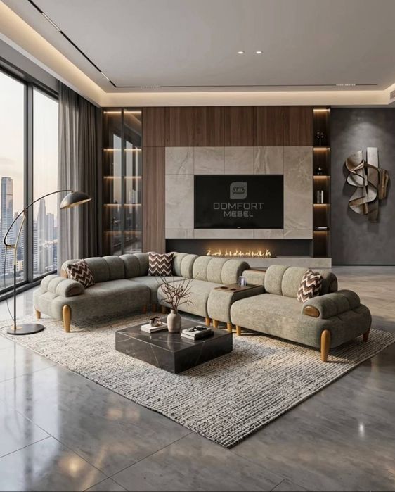 Компактный модульный диван